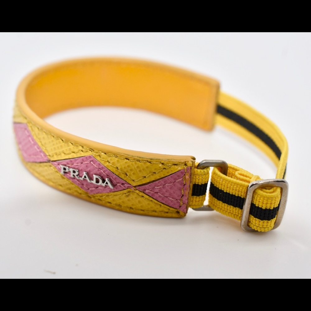 Prada Leather Cuff Bracelet!